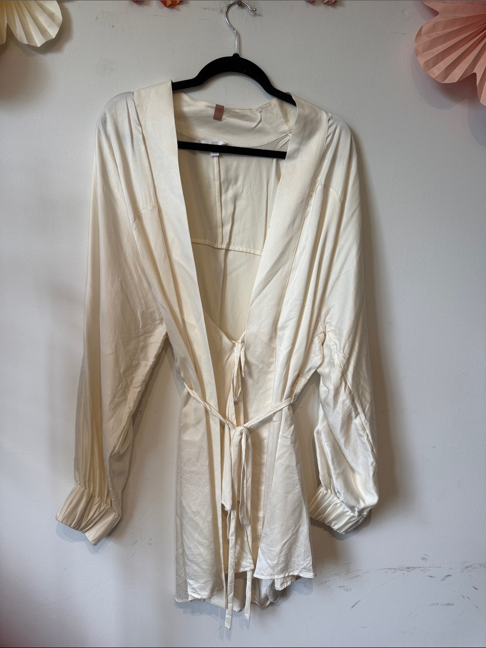 Lunya washable silk robe large/xlarge